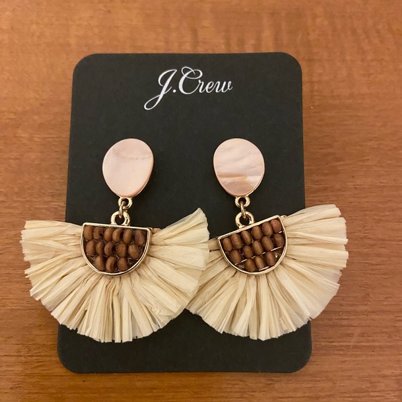 J Crew Fan Drop Earrings - Picture 3 of 5